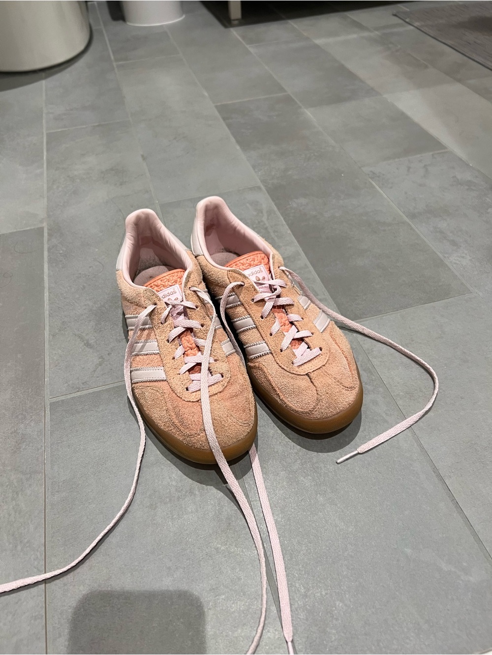 adidas Women’s Pink Suede Retro Sneakers